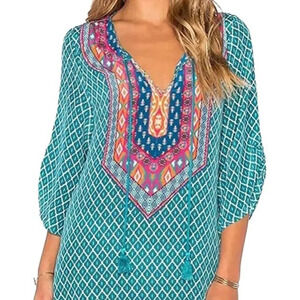 Urban Coco Bohemian Summer Shift Dress Swim Coverup M